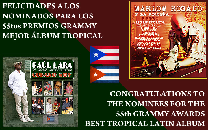 2013 Grammy Winner for Best Tropical Latin Album - RETRO by Marlow Rosado y la Riqueña